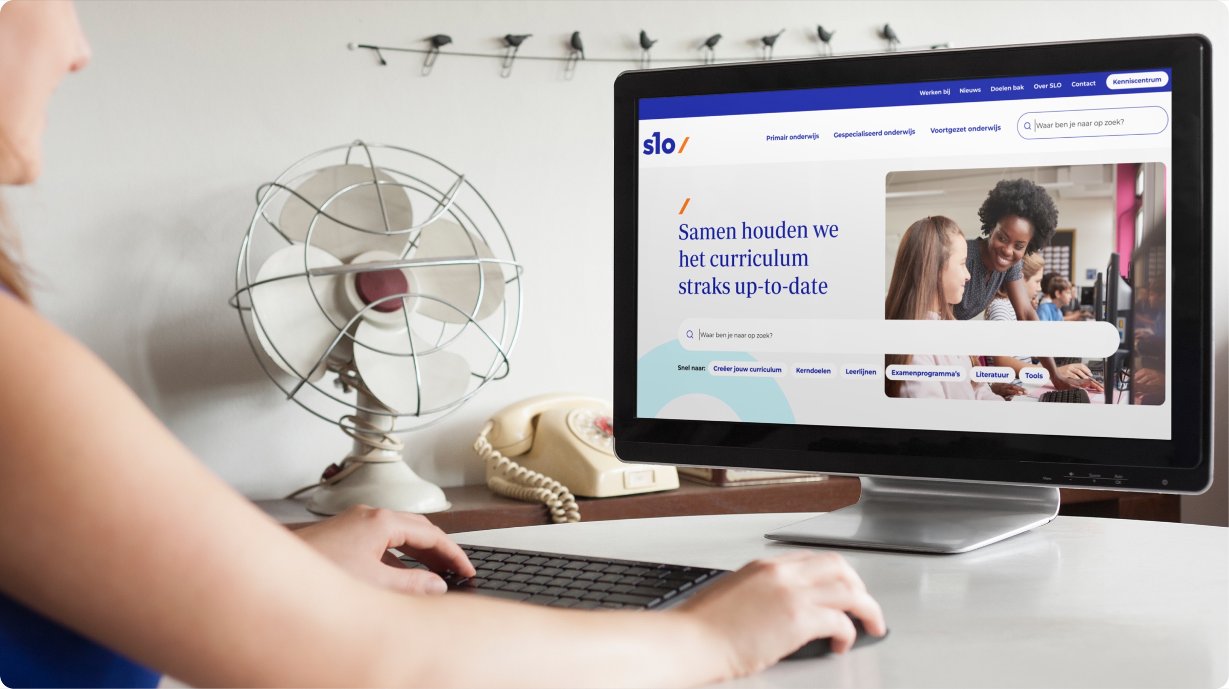 De website van SLO als zichtbaar onderdeel van een breder digitaliseringstraject