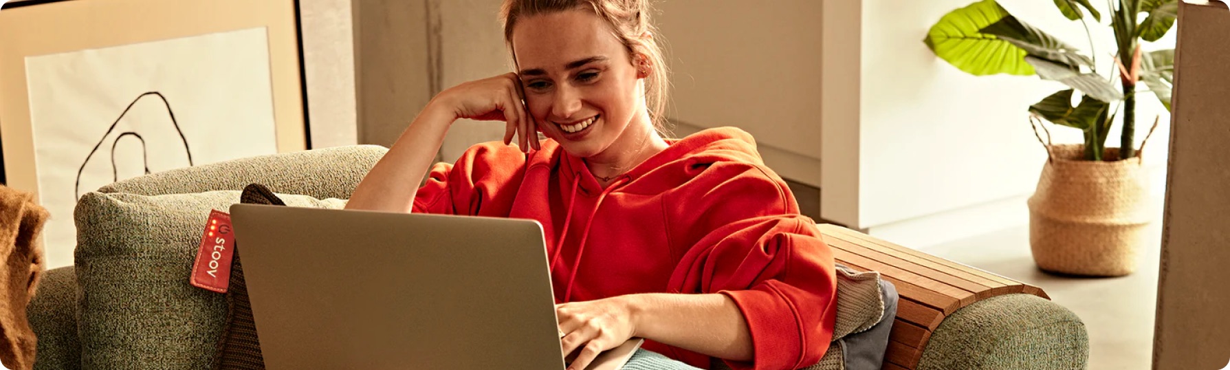 Klant gebruikt de webshop van Stoov